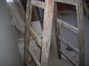 Používání žebříků Používání žebříků