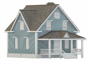 obrázek ukazuje digitálně zpracovaný dům.