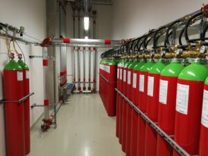 Stabilní hasicí zařízení Ukázka stabilního hasicího zařízení