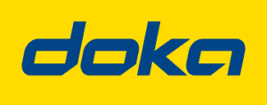 Obrázek ukazuje logo DOKA