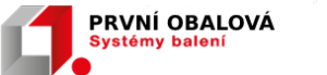 Obrázek ukazuje logo firmy První Obalová