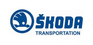 Obrázek ukazuje logo firmy Škoda Transportation